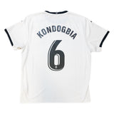Authentic Kondogbia #6 Valencia 2020-21 Home Football