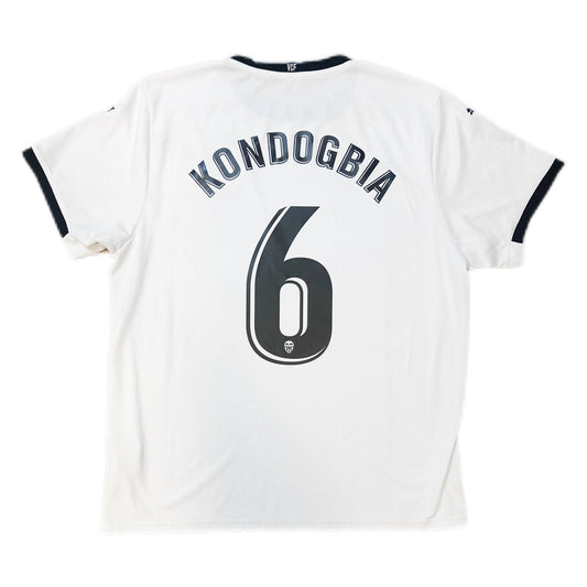 Authentic Kondogbia #6 Valencia 2020-21 Home Football
