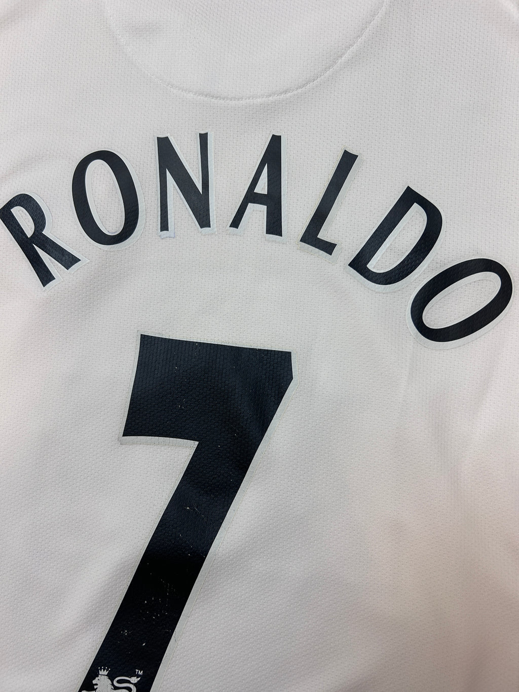 Maillot de football extérieur authentique de Ronaldo #7 Manchester United 2006-08
