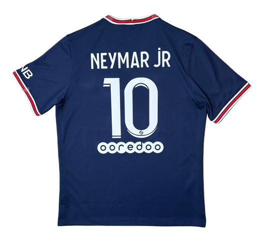 Authentic #10 Neymar PSG 2021/22 Home Football