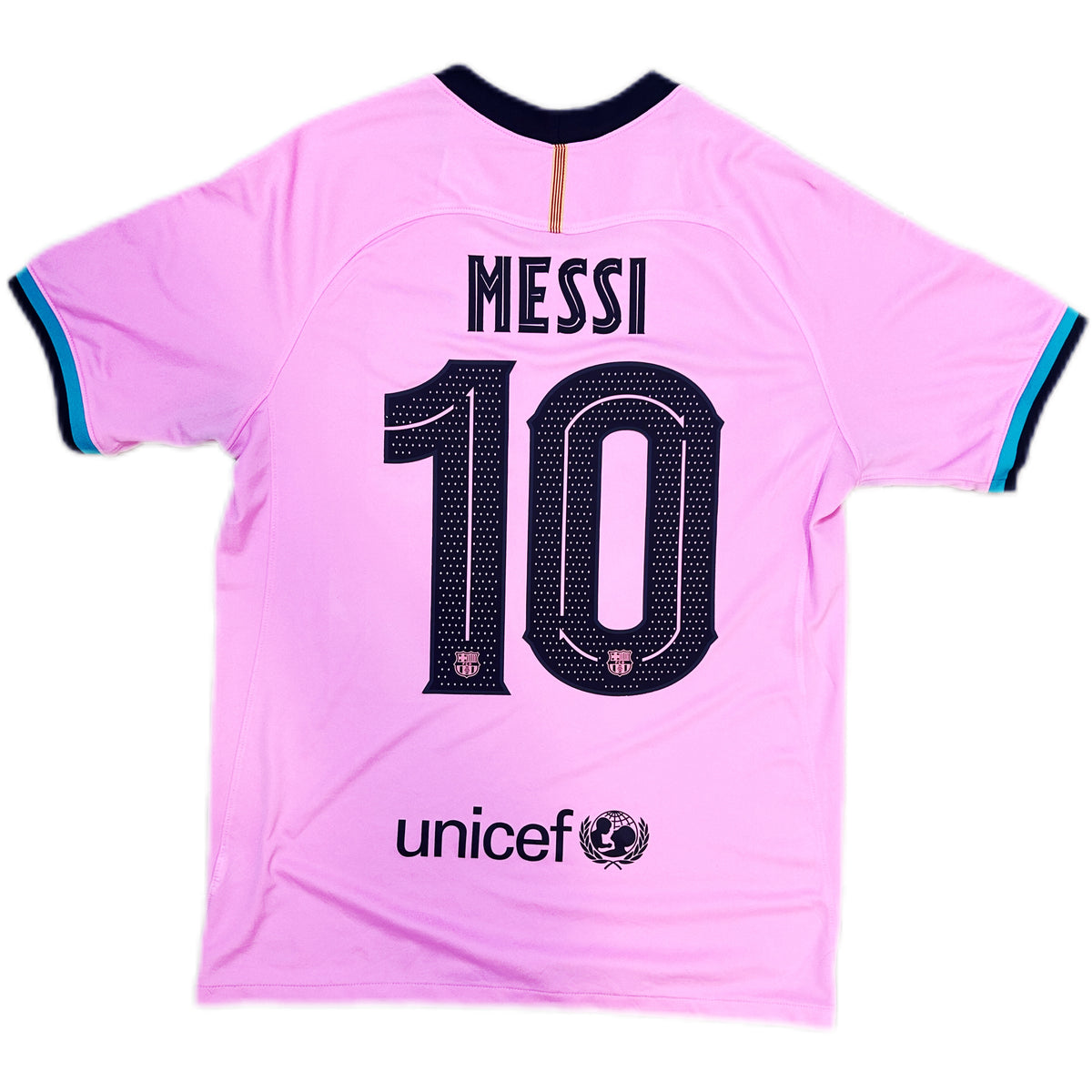 Authentic Messi #10 FC Barcelona 2020-21 Third Football