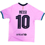 Authentic Messi #10 FC Barcelona 2020-21 Third Football
