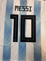 Authentic Messi #10 Argentina 2018-19 Home Football