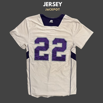 Vintage Monarchs Baseball Purple/White Mens M