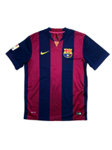 Authentic #8 A. Iniesta Barcelona 20013-2014 home Football