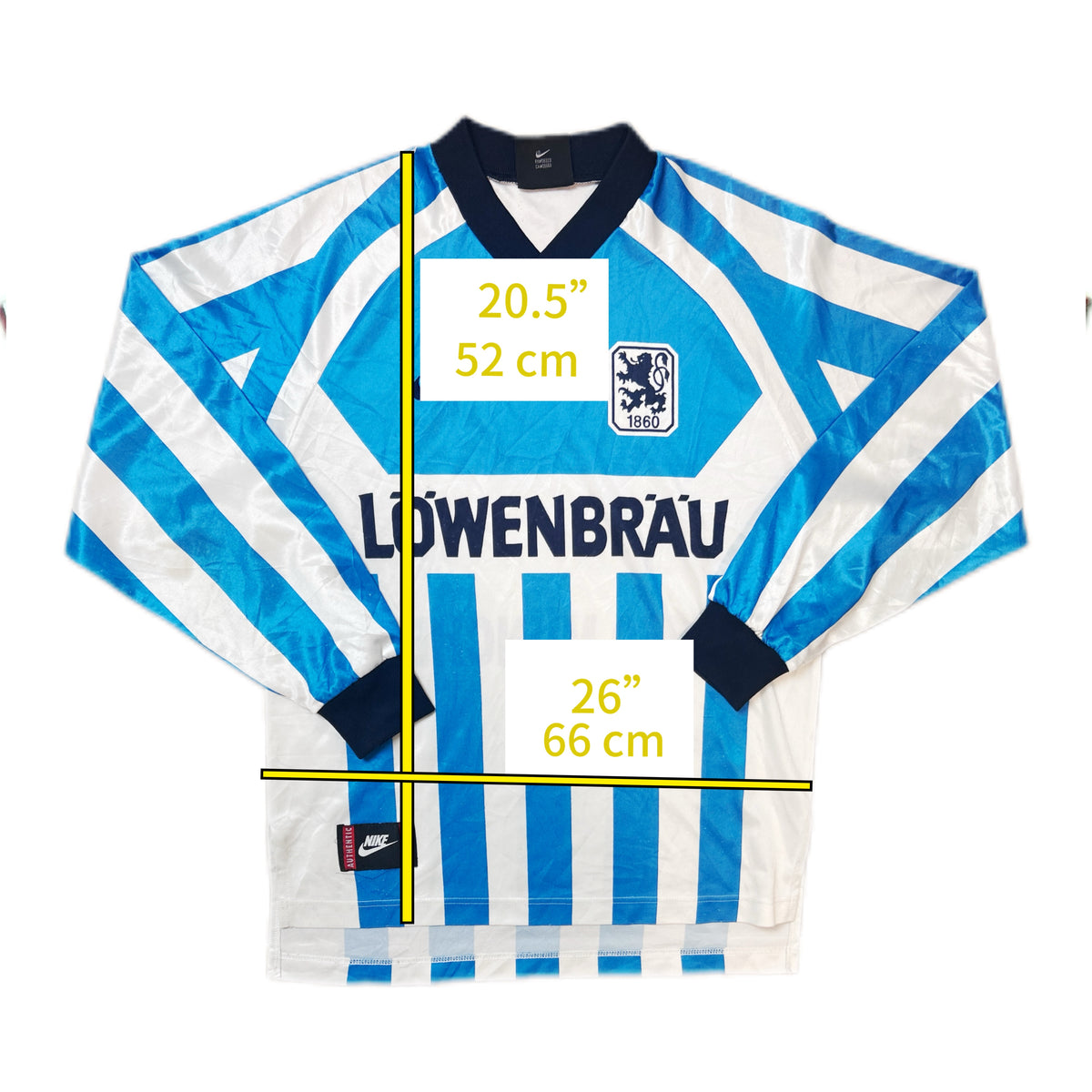 Authentic 1860 Munchen 1995-96 Home Football