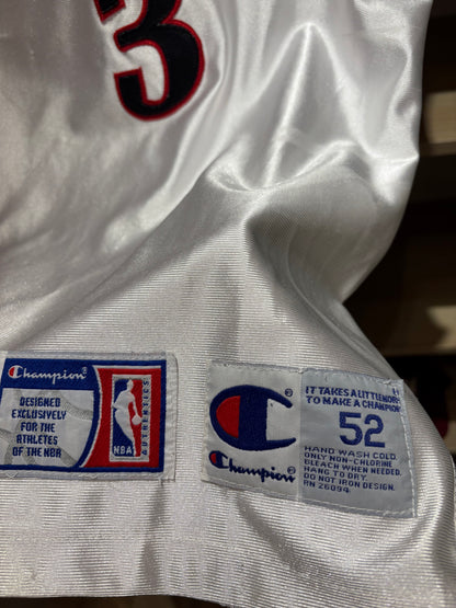 Vintage # 3 Allen Iverson Philadelphia 76ers 2000-01 basketball Jersey