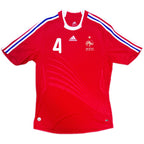 Maillot de football extérieur authentique Vieira #4 France 2007-08