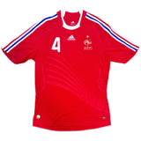 Authentic Vieira #4 France 2007-08 Away Football
