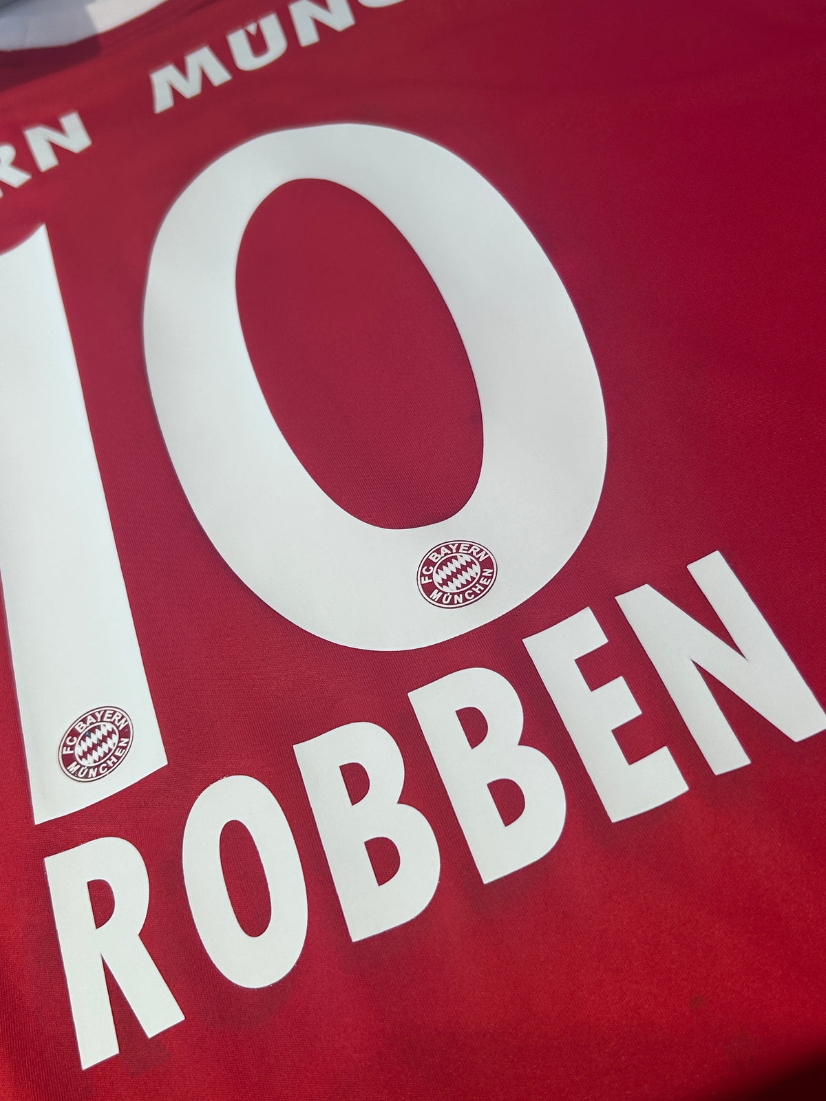 Authentic Robben #10 Bayern Munich 2016-17 Home Football L/S