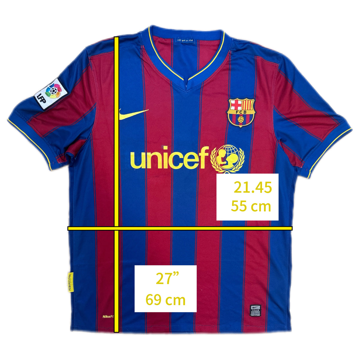 Authentic Ibrahimovic Barcelona 2009-10 Home Football