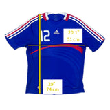 Authentic Henry #12 France 2007-08 Home Football