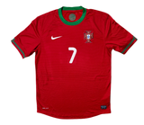 Authentic #7 Ronaldo 2012-13 Portugal Home Football