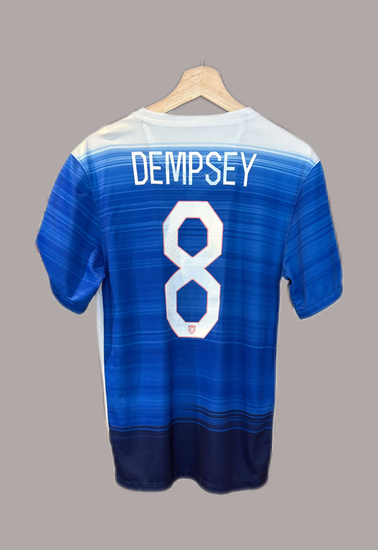 Authentic #8 Dempsey Nike 2015 USA USAMNT World Cup Football Shirt
