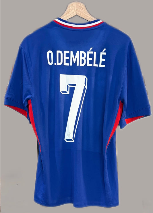 Vintage #7 Ousmane Dembélé Nike FFF France 2024/25 Home