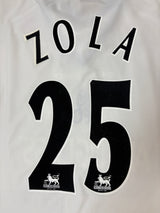 Authentic Zola #25 Chelsea FC 1998-99 Away Football