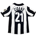 Maillot Zidane #21 authentique Juventus domicile 1997-98