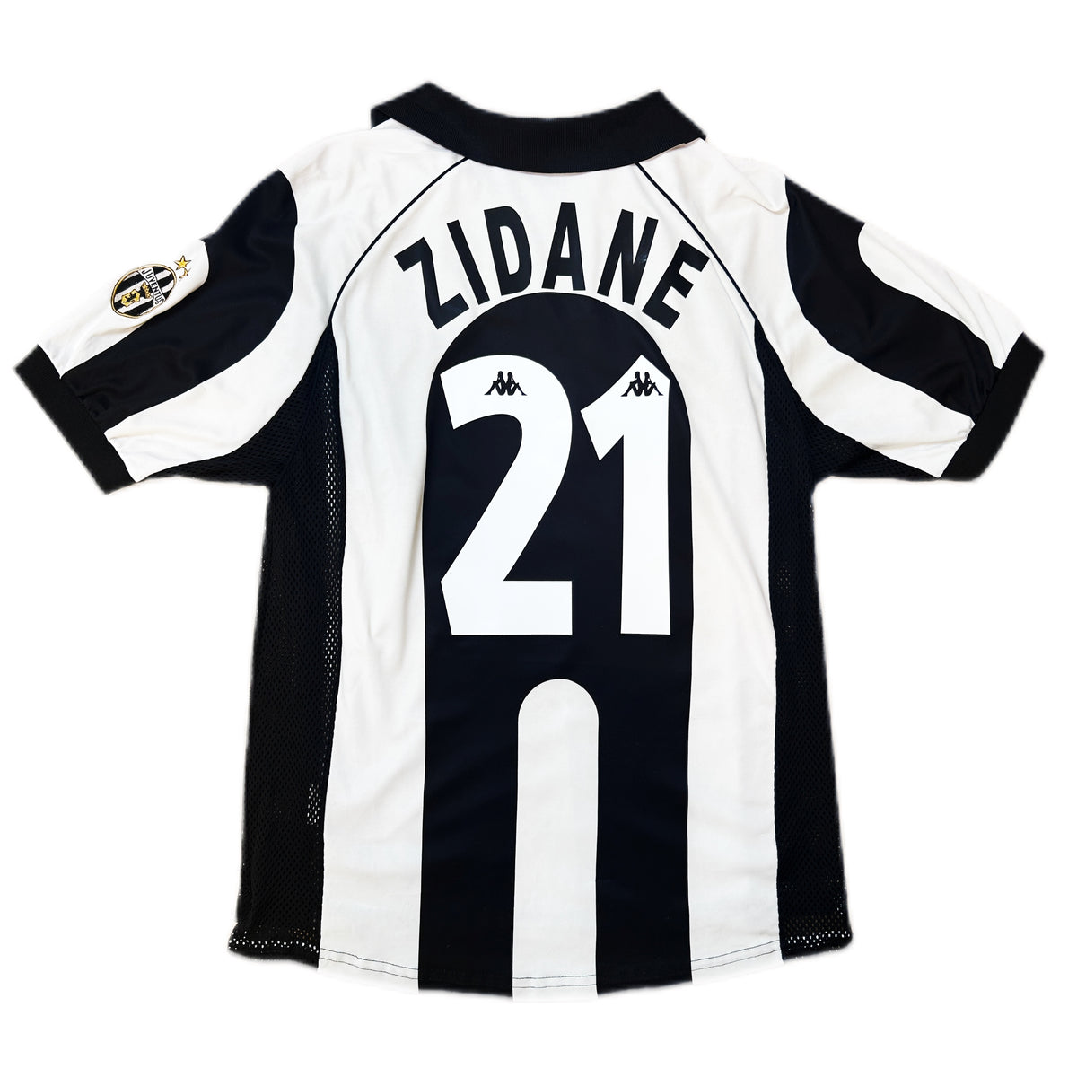 Authentic Zidane #21 Juventus 1997-98 Home Football