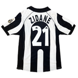Authentic Zidane #21 Juventus 1997-98 Home Football