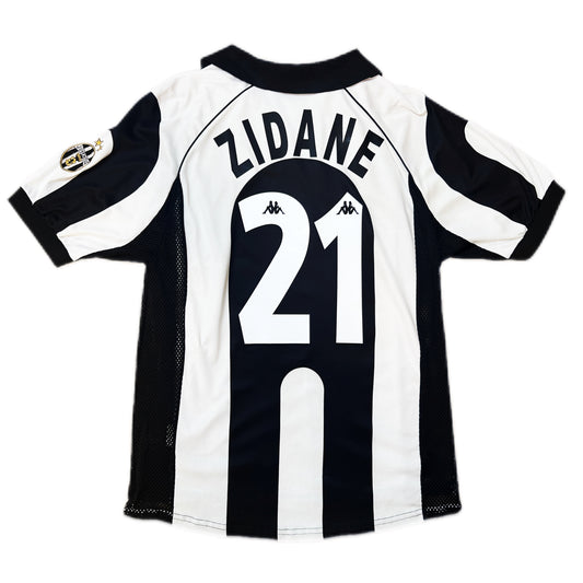 Authentic Zidane #21 Juventus 1997-98 Home Football