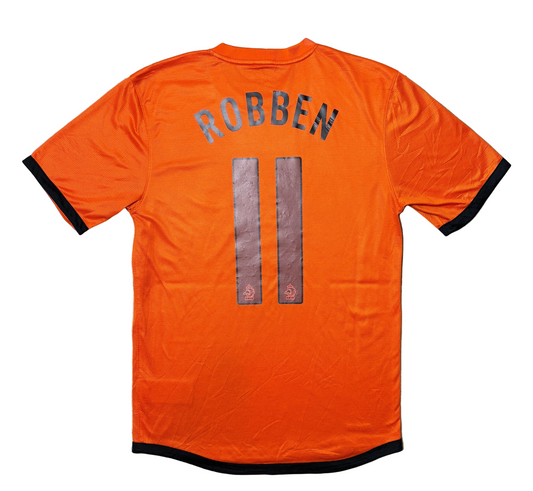 Authentic #11 Robben Netherlands 2012-13 Home Football
