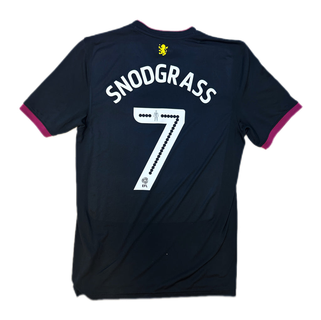 Maillot de football extérieur authentique Snodgrass #7 Aston Villa 2017-18