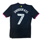 Maillot de football extérieur authentique Snodgrass #7 Aston Villa 2017-18