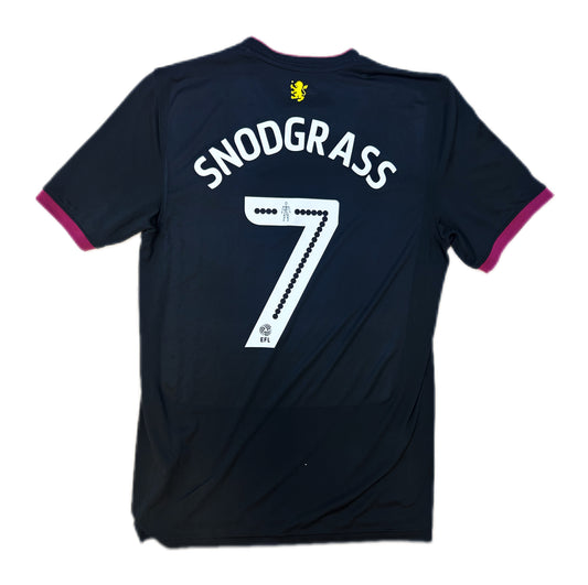 Authentic Snodgrass #7 Aston Villa 2017-18 Away Football
