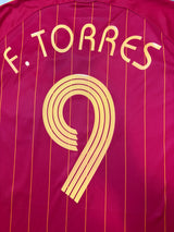 Authentic F.Torres #9 Spain 2006-08 Home Football