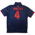 Maillot de football extérieur authentique Makelele #4 PSG 2010-11