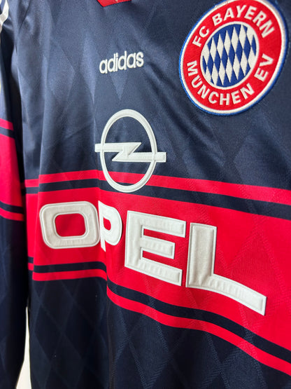 Vintage Hamann Bayern Munich 1997/99 Home Football Long Sleeve Football Shirt