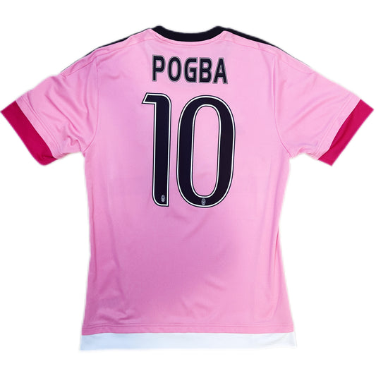 Authentic Pogba #10 Juventus 2015-16 Away Football