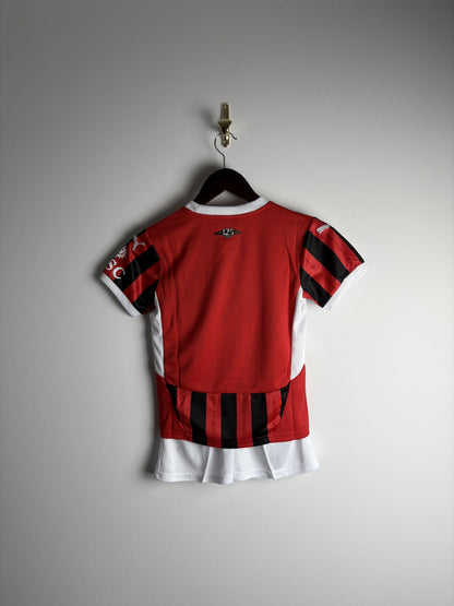 Retro AC Milan 2024 Home Football Kit + Shorts For Kids