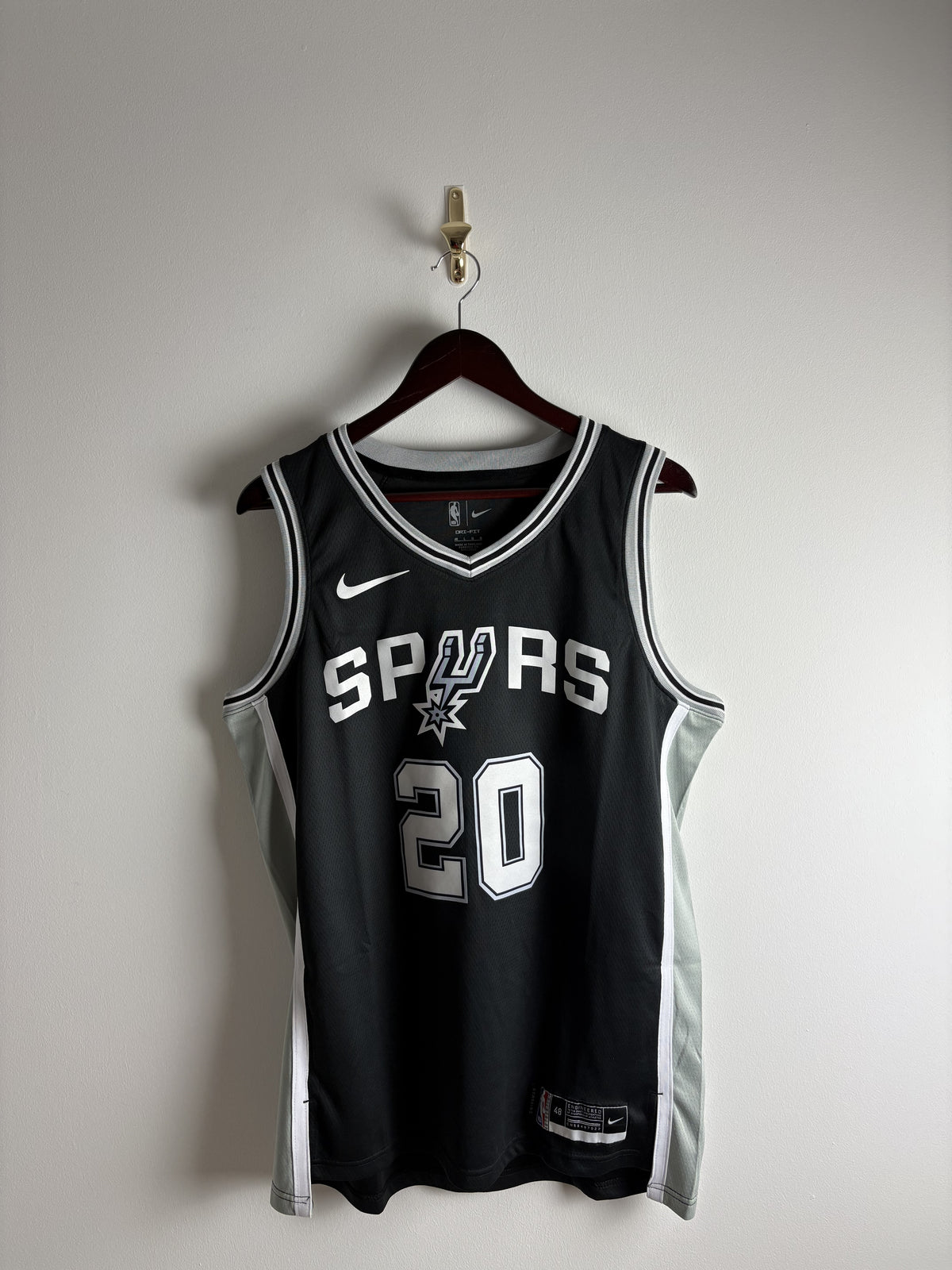 Vintage #20 Men's Manu Ginobili Black San Antonio Spurs 2002/03 Jersey
