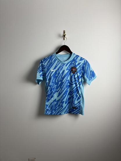 Vintage 2024 Portugal Euros Kids Goalkeeper Kit