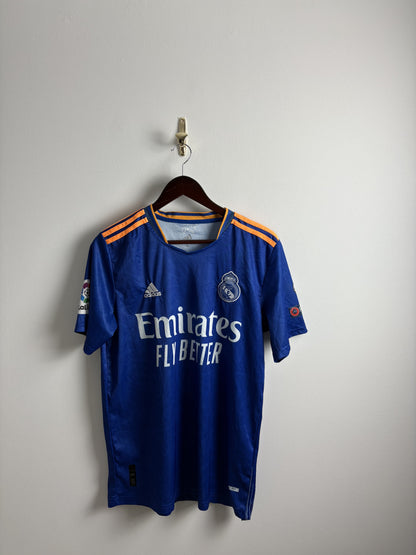 Vintage #9 Benzema RealMadrid 2021/22 Away Football Jersey Jersey