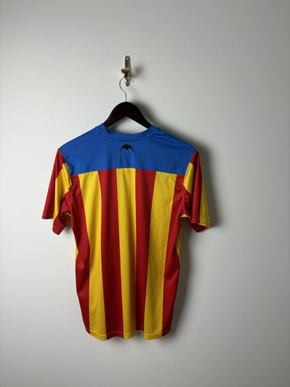 Vintage Valencia CF 2011/2012 Joma Shirt Yellow Maillot Football Jersey