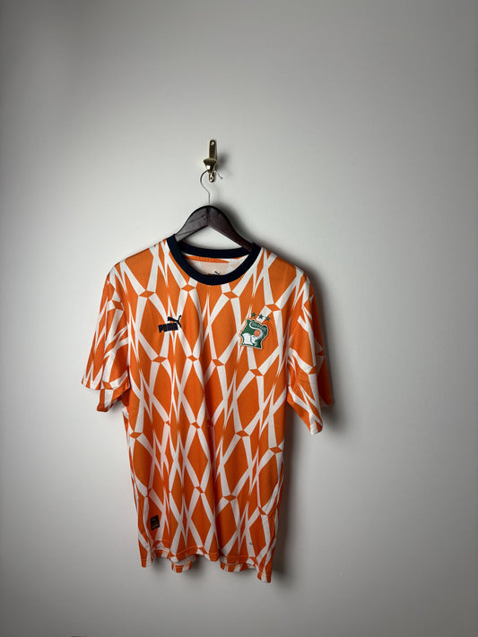 Vintage 2023-2024 Ivory Coast Home Jersey 2024 AFCON winners (Orange)