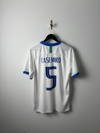 Vintage #5 Casemiro Brasil 2019/2020 COPA America Winners Official Brazil National team Football T-Shirt
