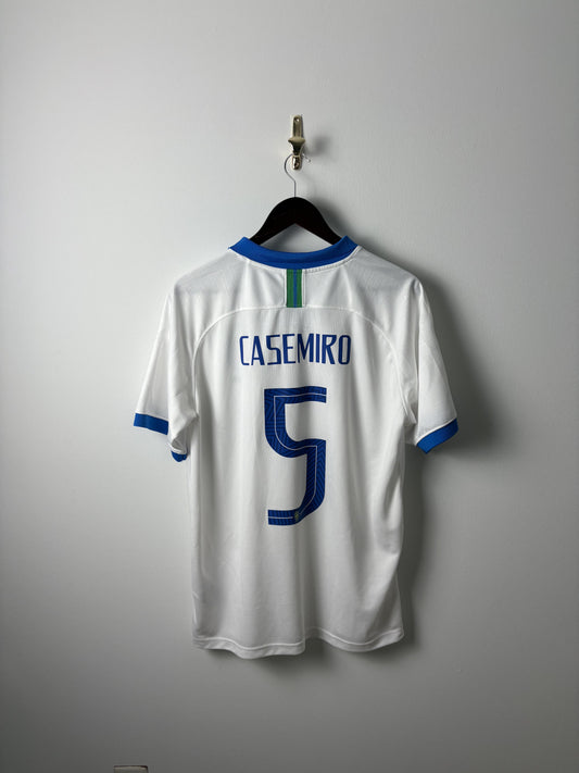 Vintage #5 Casemiro Brasil 2019/2020 COPA America Winners Official Brazil National team Football T-Shirt