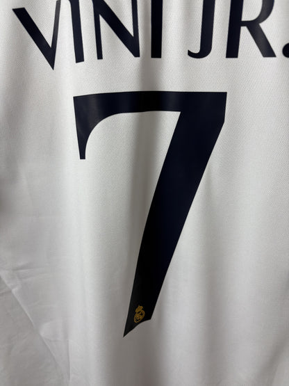Vini JR #7 Real Madrid 23/24 Home Football Jersey