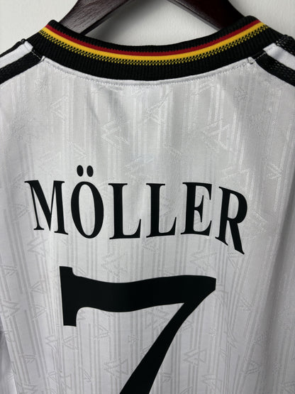 Vintage Andreas Moller #7 Jersey Germany Home Kit adidas Jersey Shirt DFB 1996