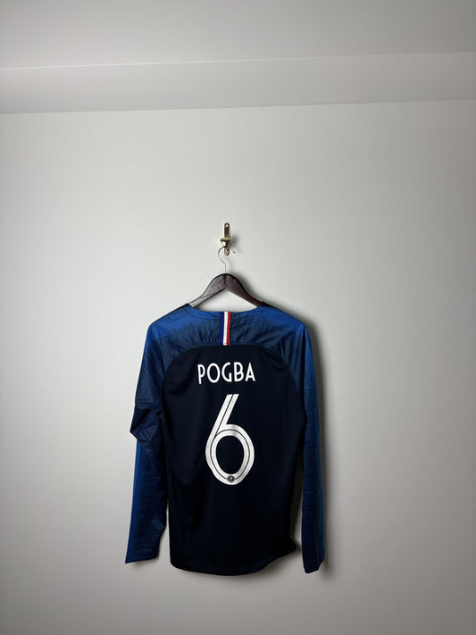 Vintage #6 Paul Pogba France 2018 World Cup #6 Soccer Shirt Jersey