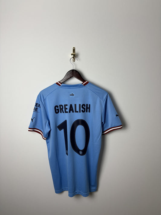 Vintage #10Jack Grealish Manchester City Home Shirt 2023