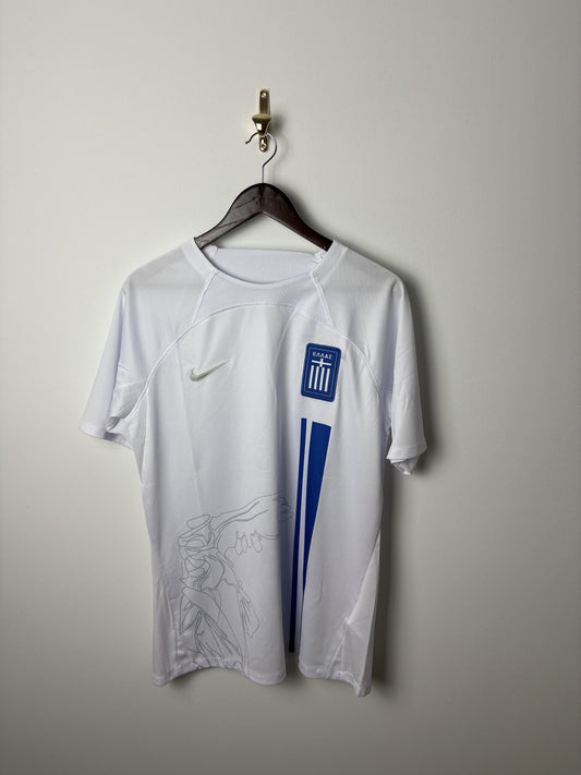 Vintage Greece Soccer Away Shirt 2025/25