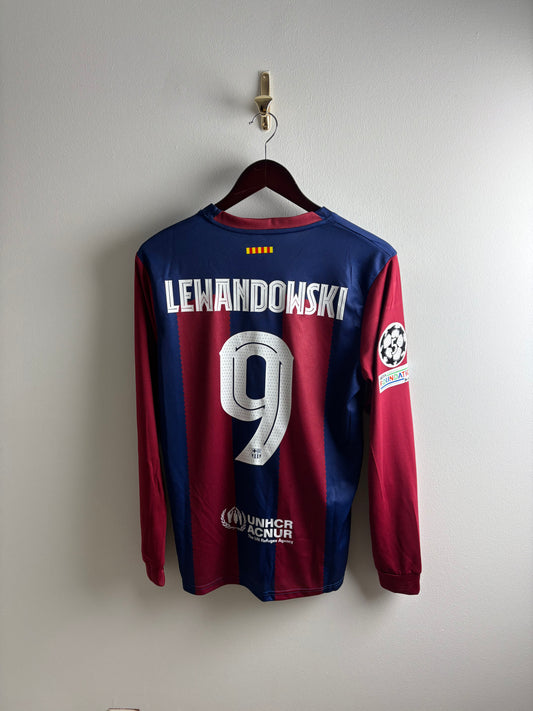 Vintage #9 Lewandowski Barcelona 2023/24 Long Sleeve Shirt