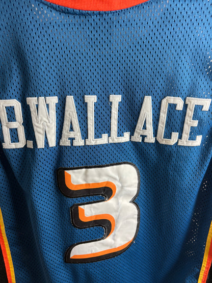 Vintage #3 B.Wallace Detroit Pistons 2022/23 NBA Basketball Jersey