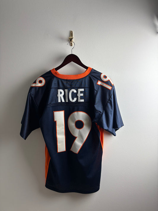 Vintage NFL EQUIPMENT DENVER BRONCOS JERRY RICE JERSEY