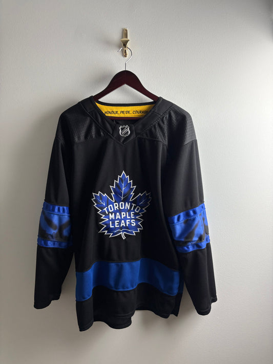 Vintage Toronto Maple Leafs Black Alternate Premier Blank Jersey