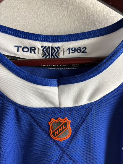 Vintage #34 Austin Matthews Toronto Maple Leafs Hockey Jersey Blue